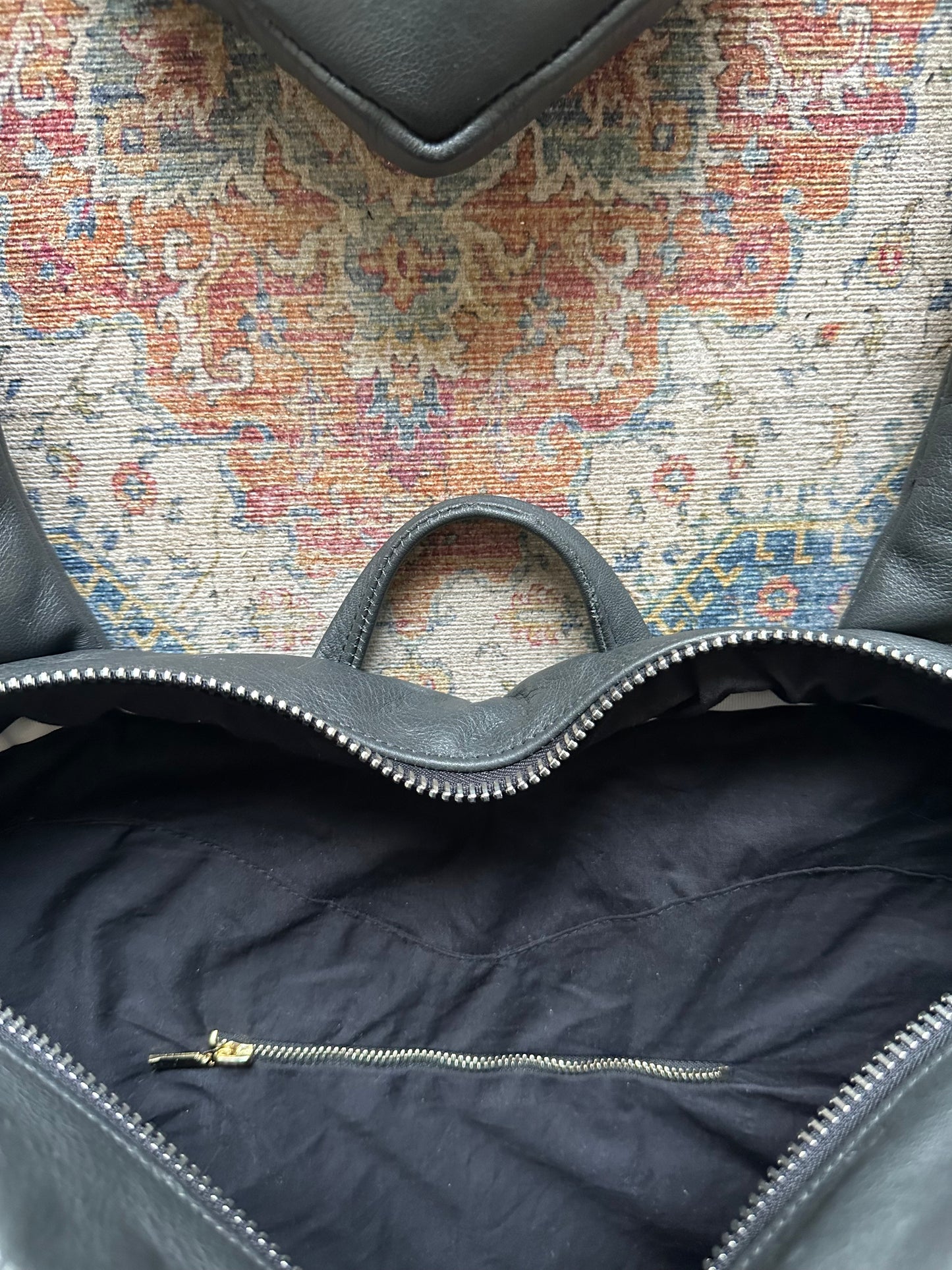 handmade Leather heart backpack